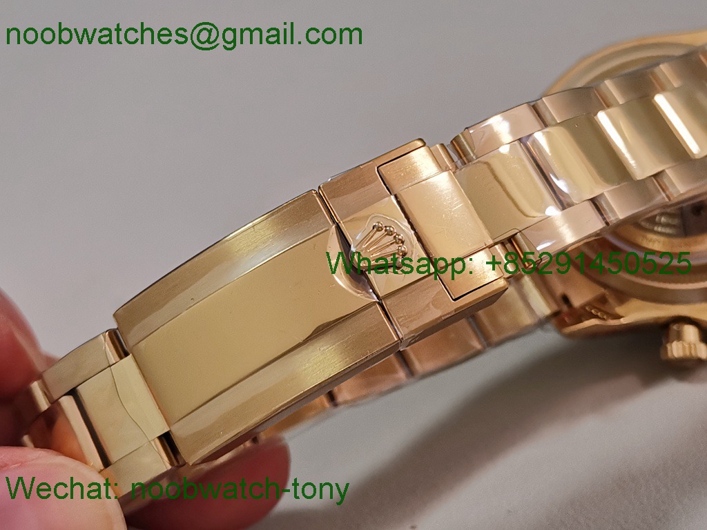 Replica Rolex Daytona 126528LN LeMans Yellow Gold QF 1:1 Best SuperClone QF4132 V9 Heavy Gain Weight 