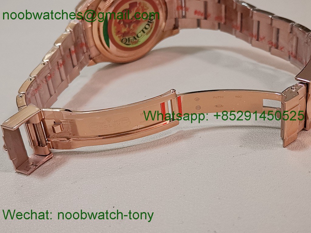Replica Rolex Daytona 126505 Rose Gold Black Dial QF V5 SH4131 Best SuperCLone