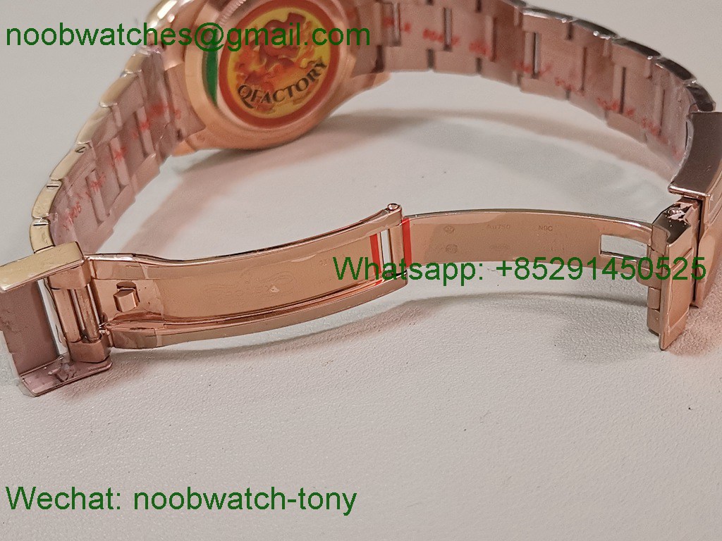 Replica Rolex Daytona 126505 Rose Gold Brown Dial QF V6 SH4131 Heavy Gain Weight Best SuperClone