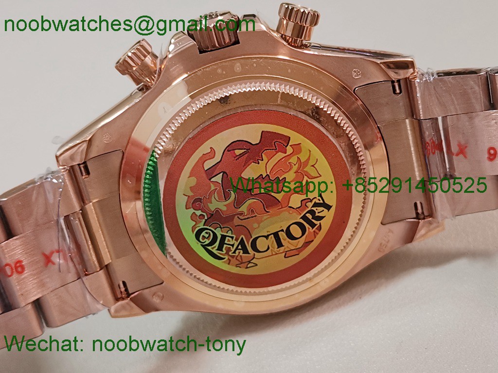 Replica Rolex Daytona 126505 Rose Gold Brown Dial QF V6 SH4131 Heavy Gain Weight Best SuperClone