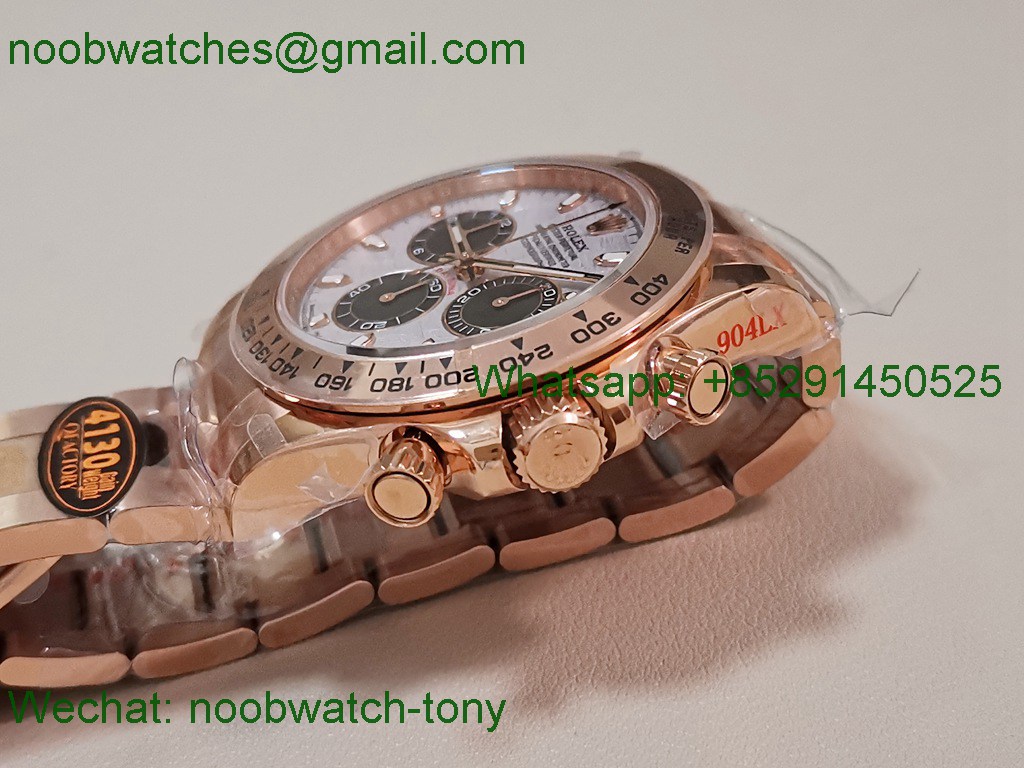 Replica Rolex Daytona 116505 QF 1:1 Best SuperClone Meteorite Dial SH4130 V5 Heavy Gain Weight