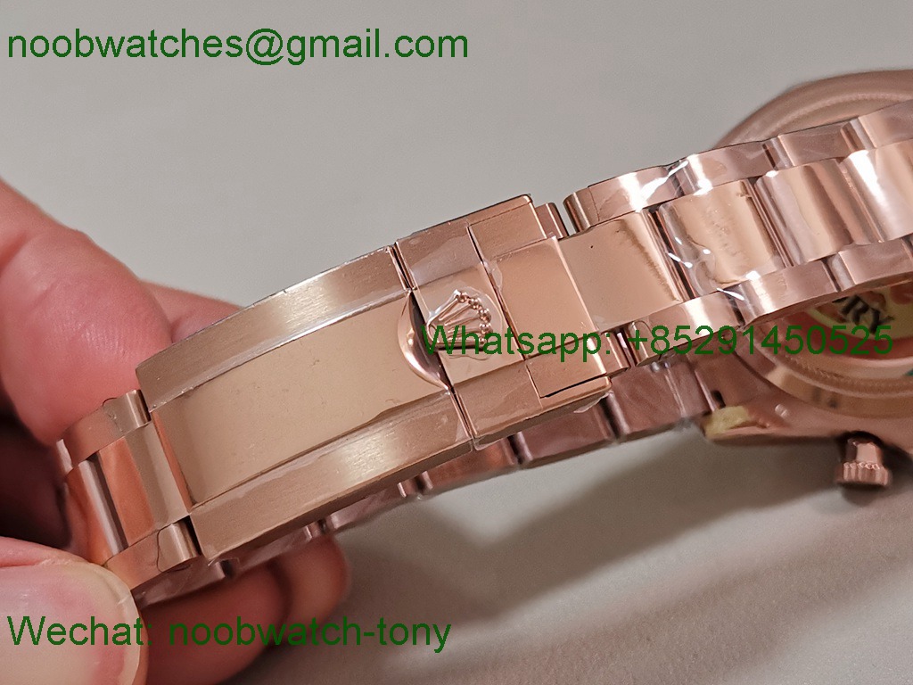 Replica Daytona 126505 Rose Gold RG Diamond Dial QF V6 SH4131 Heavy Gain Weight SuperClone Best 