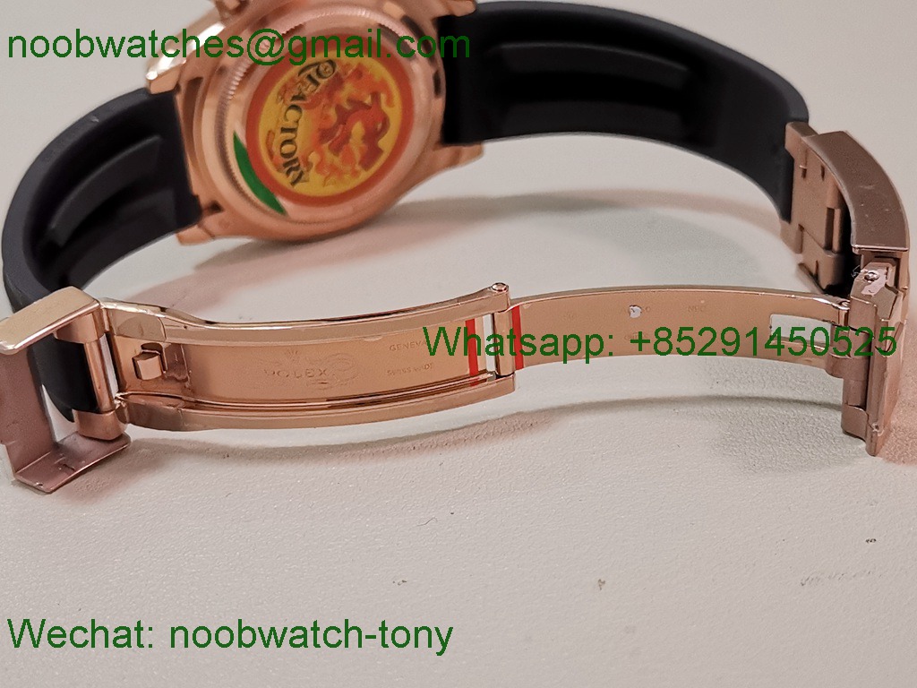 Replica Rolex Daytona 126515 Rose Gold Brown Dial V10 QF QF4131 Heavy Gain Weight Best SuperClone