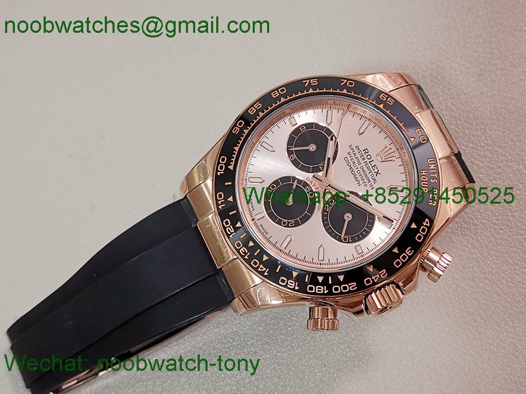 Replica Rolex Daytona 126515 Rose Gold V10 QF QF4131 Heavy Gain Weight Best SuperClone