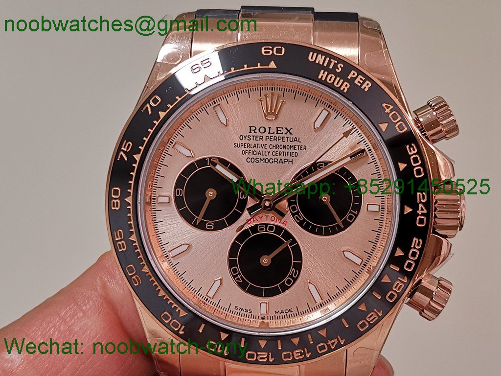 Replica Rolex Daytona 126515 Rose Gold V10 QF QF4131 Heavy Gain Weight Best SuperClone