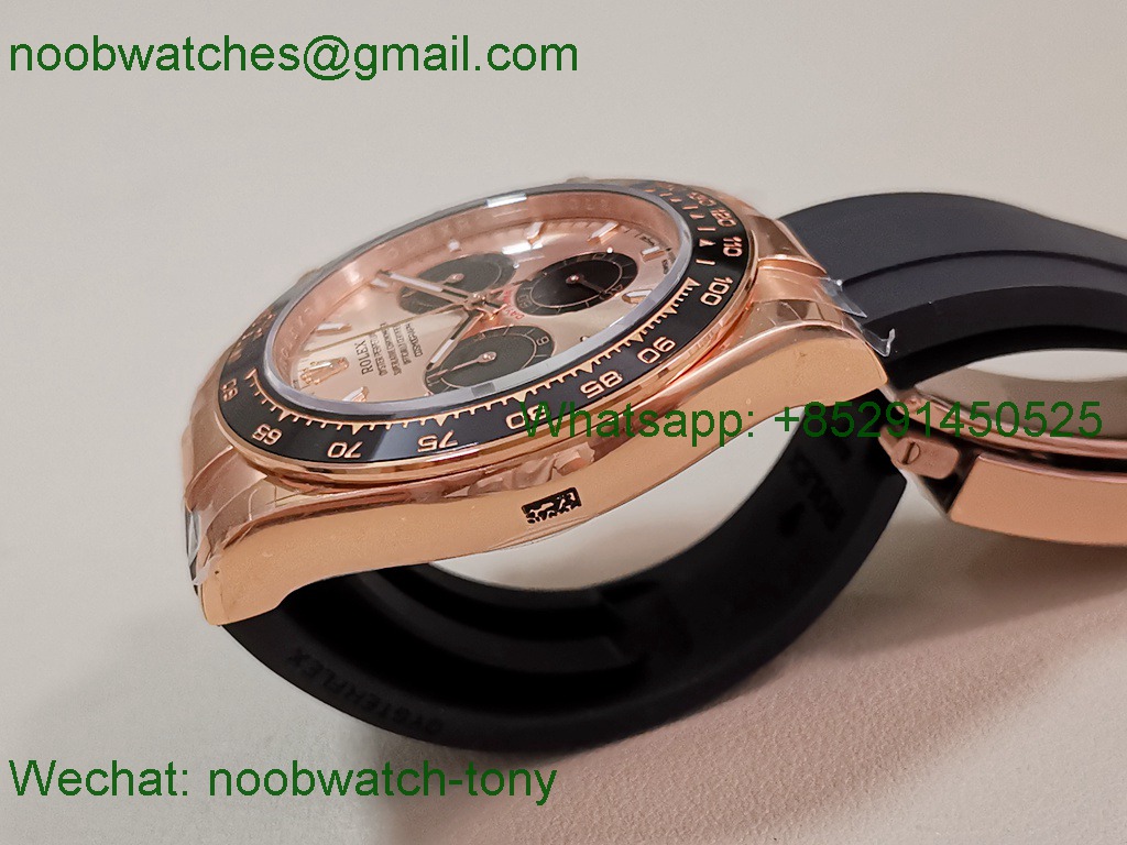Replica Rolex Daytona 126515 Rose Gold V10 QF QF4131 Heavy Gain Weight Best SuperClone