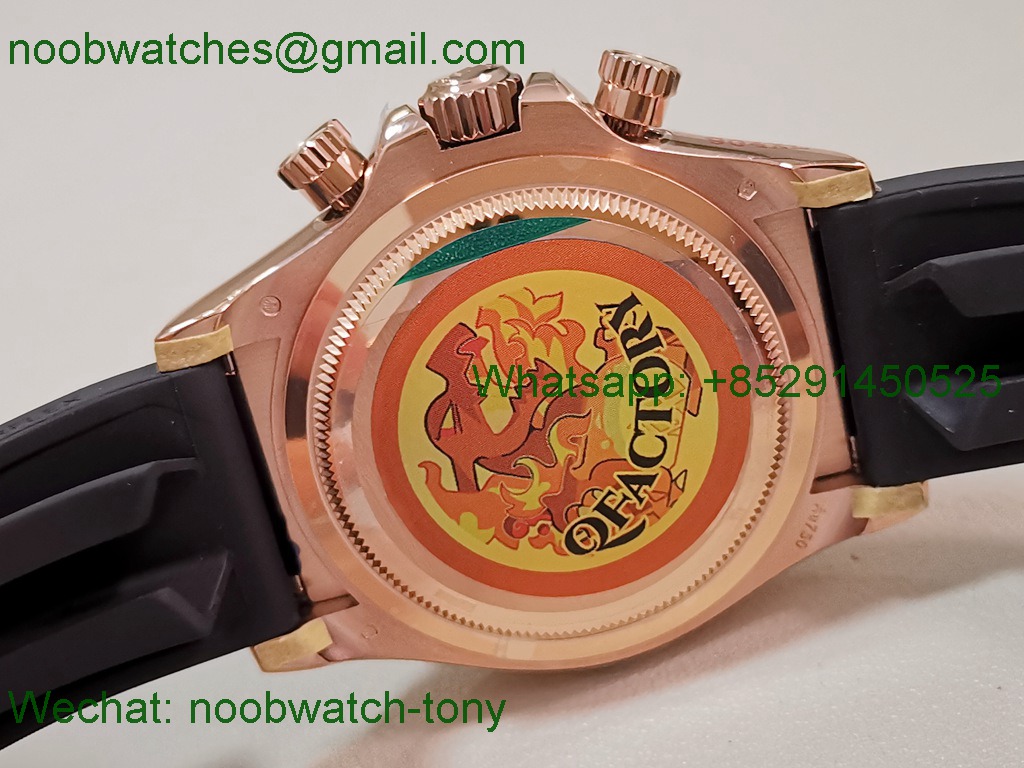 Replica Rolex Daytona 126515 Rose Gold V10 QF QF4131 Heavy Gain Weight Best SuperClone