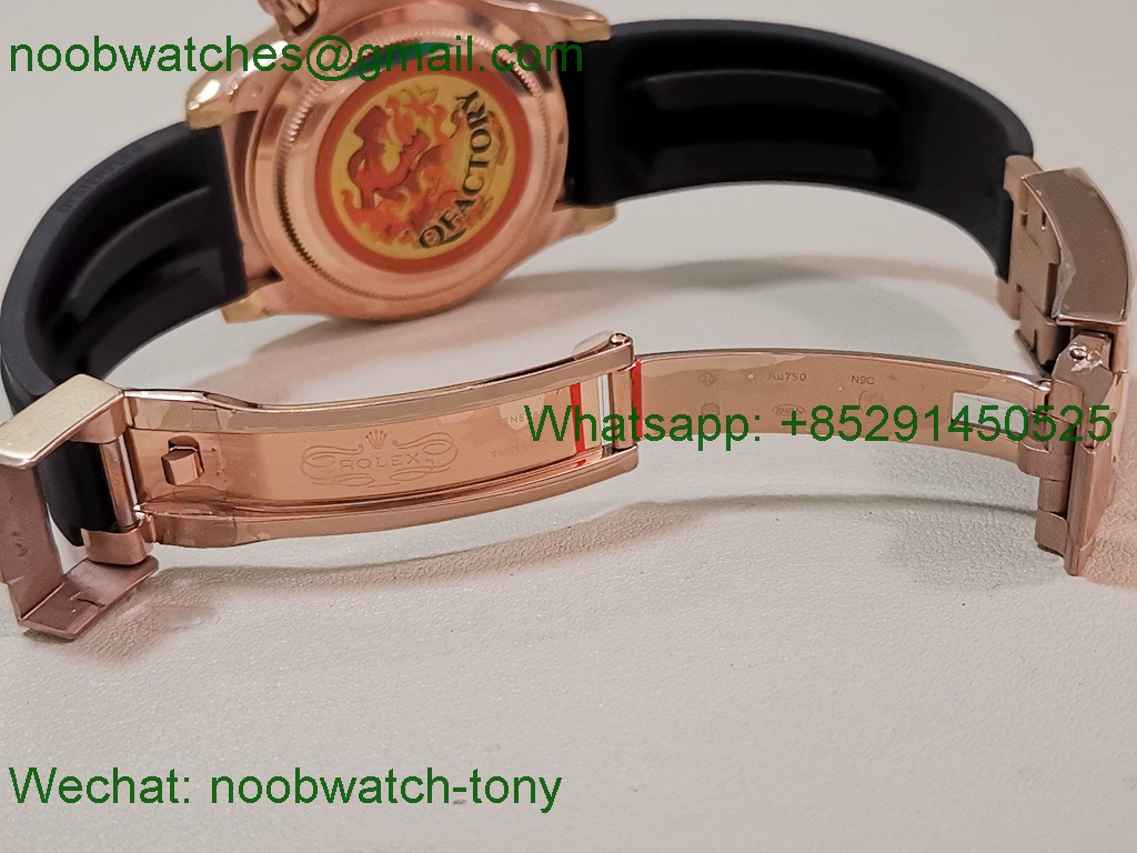 Replica Rolex Daytona 126515 Rose Gold V10 QF QF4131 Heavy Gain Weight Best SuperClone