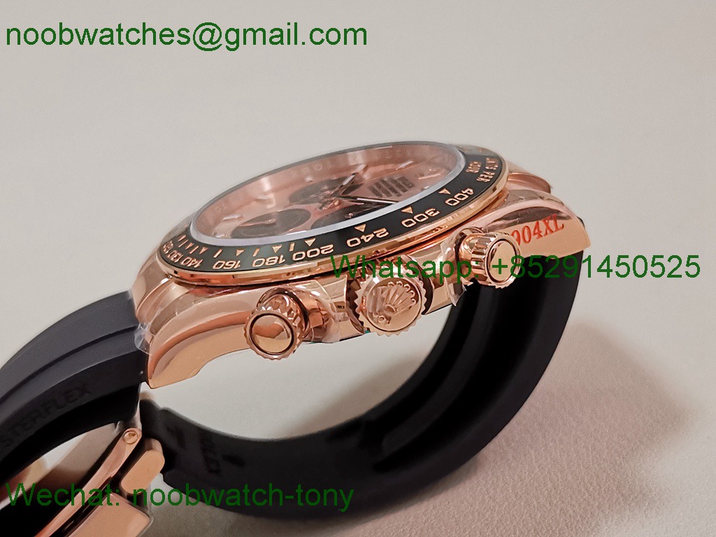 Replica Rolex Daytona 126515 Rose Gold V10 QF QF4131 Heavy Gain Weight Best SuperClone