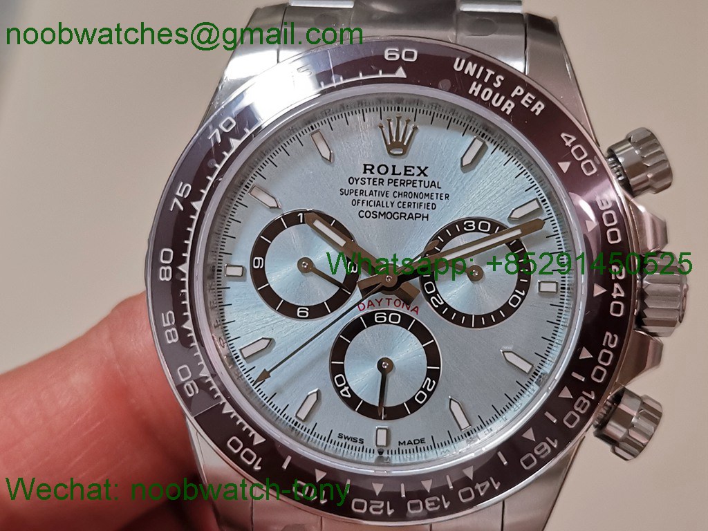 Replica Rolex Daytona 126506 Heavy Gain Weight VSF 1:1 Best SuperClone Ice Blue Dial DD4131