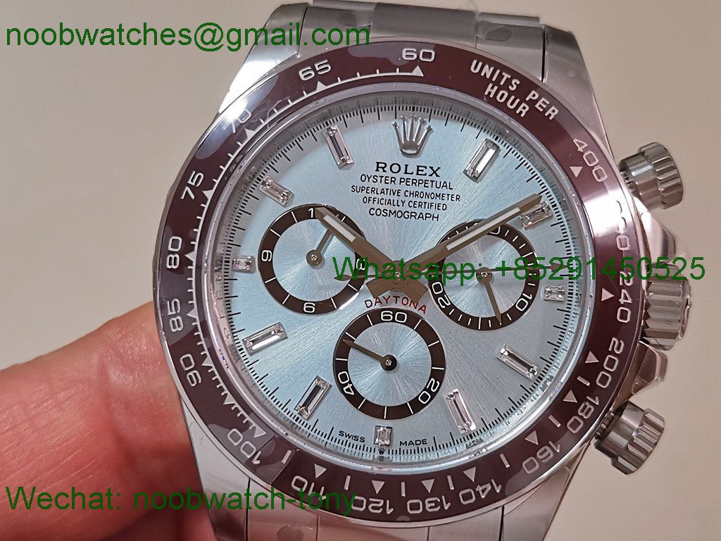 Replica Rolex Daytona 126506 Heavy Gain Weight VSF 1:1 Best Ice Blue Diamond Dial DD4131
