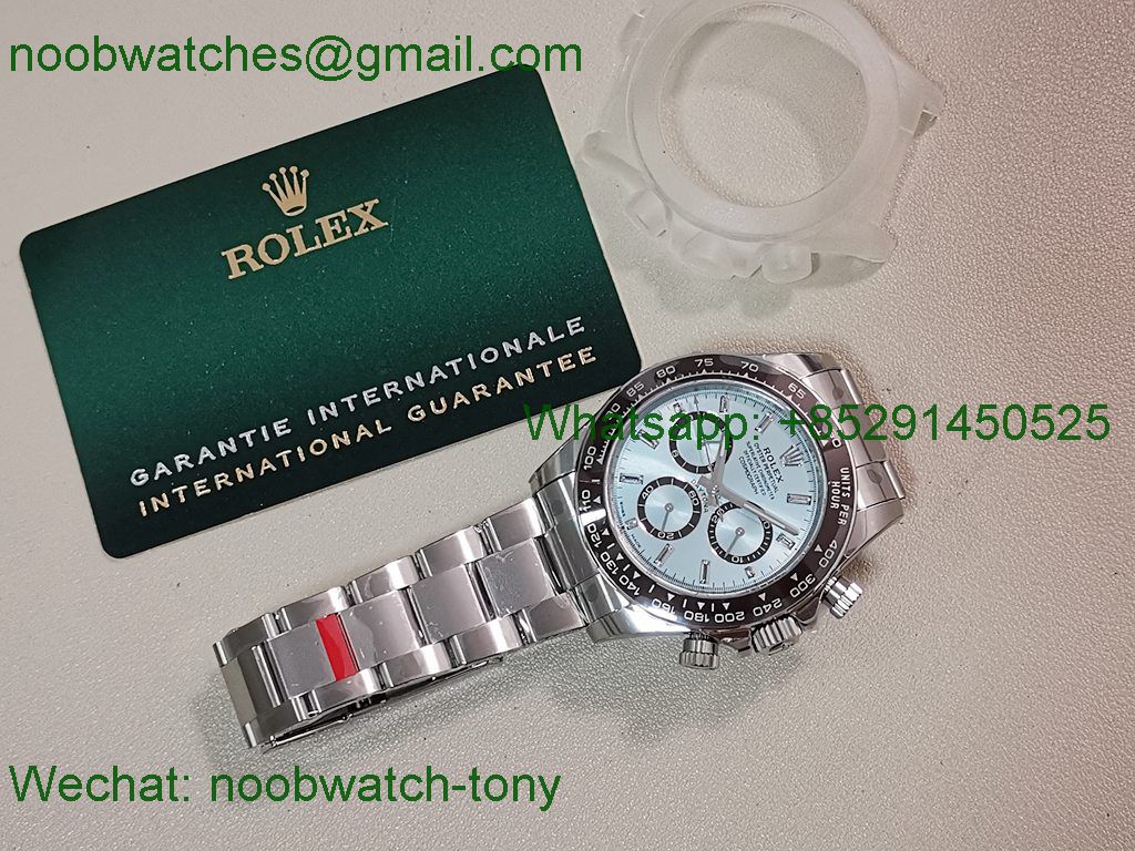 Replica Rolex Daytona 126506 Heavy Gain Weight VSF 1:1 Best Ice Blue Diamond Dial DD4131