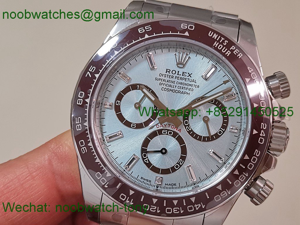 Replica Rolex Daytona 126506 Heavy Gain Weight VSF 1:1 Best Ice Blue Diamond Dial DD4131