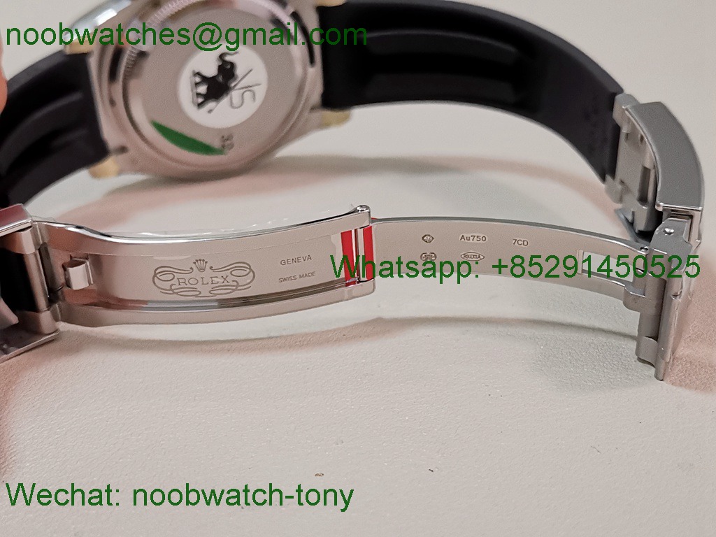 Replica Rolex Daytona 126519 Heavy Gain Weight VSF 1:1 Best SuperClone Black Silver Dial Oysterflex Rubber DD4131