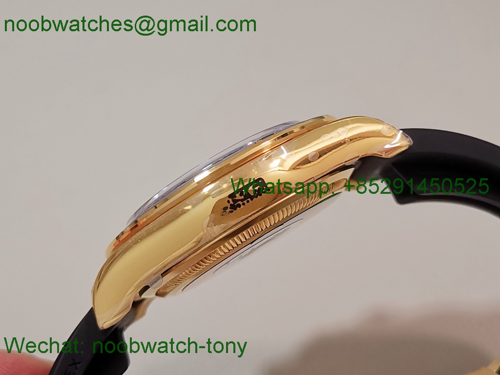 Replica Rolex Daytona 126518 Heavy Gain Weight VSF 1:1 Best SuperClone Black Gold Dial Oysterflex Rubber DD4131