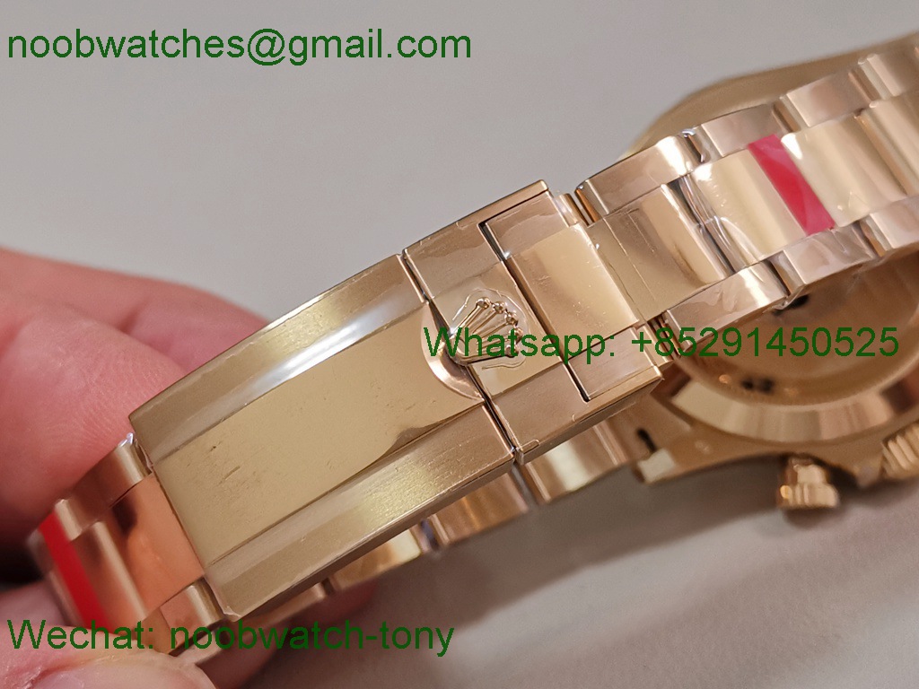 Replica Rolex Daytona 116508 Yellow Gold VSF 1:1 Best SuperClone Green Dial DD4130