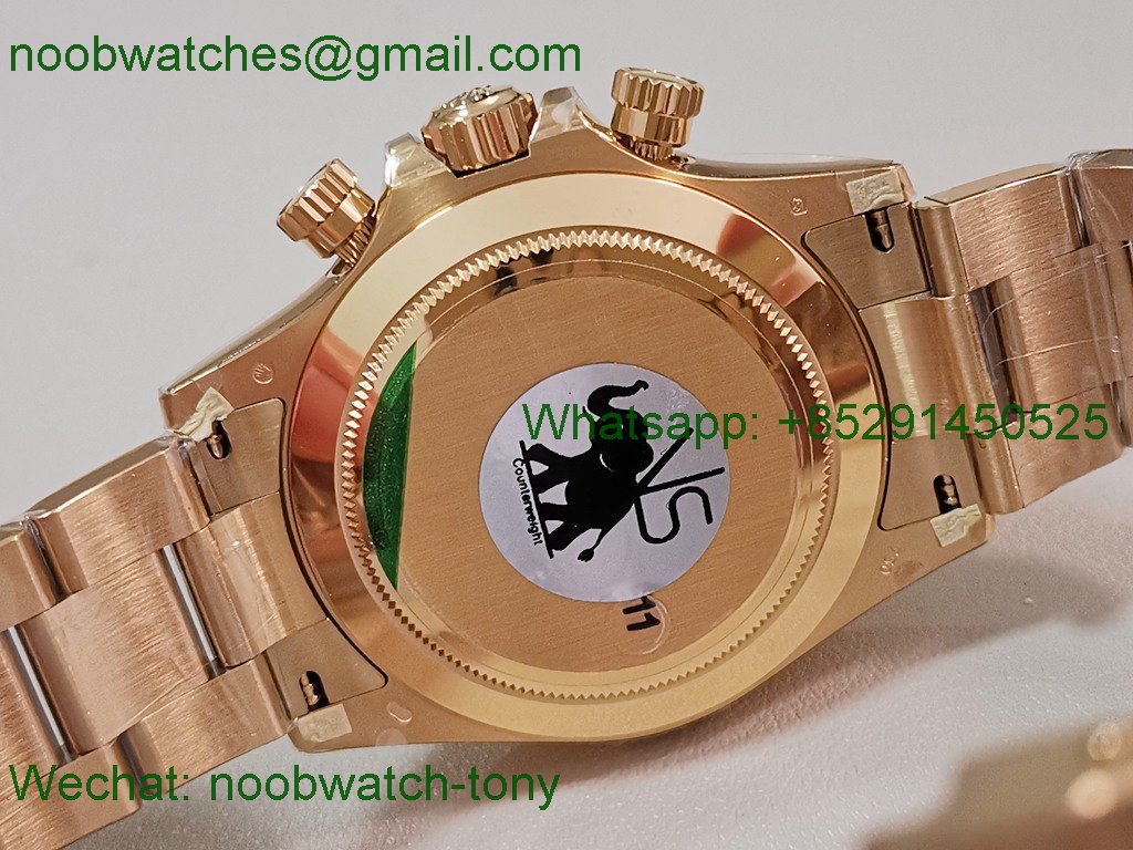 Replica Rolex Daytona 116508 Yellow Gold VSF 1:1 Best SuperClone Green Dial DD4130
