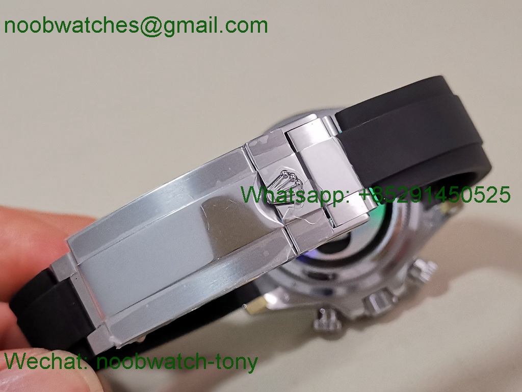 Replica Rolex Daytona 126519 UFO Heavy Gain Weight 1:1 Best SuperClone Meteorite Dial Oysterflex Rubber Free Sprung