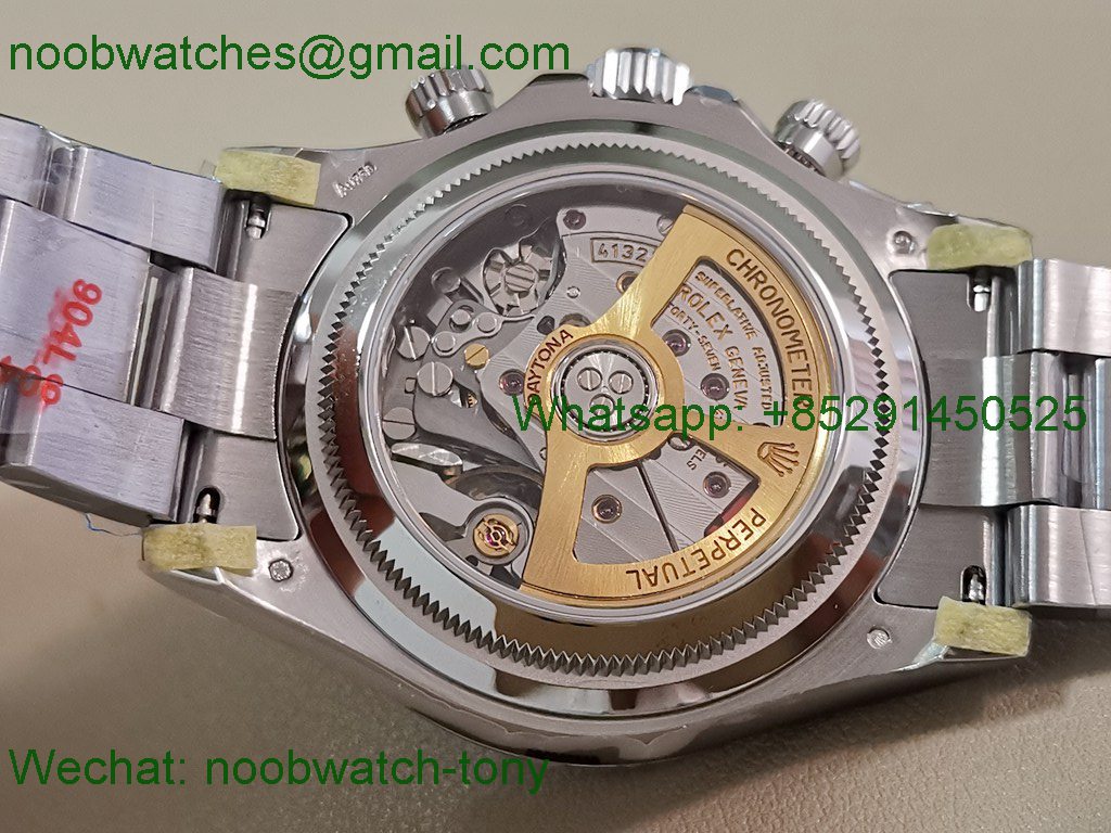 Replica Rolex Daytona 126529 Lemans Black White Dial 904L CBD Factory 4132 1:1 Best SuperCLone Heavy Gain Weight