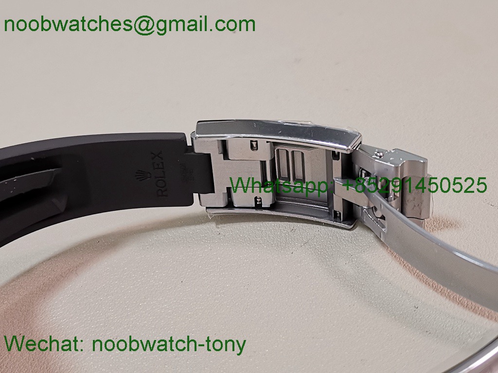 Replica Rolex Daytona 126519 White Gold Black Dial CBD Factory 4131 Heavy Gain Weight Best SuperClone OysterFlex