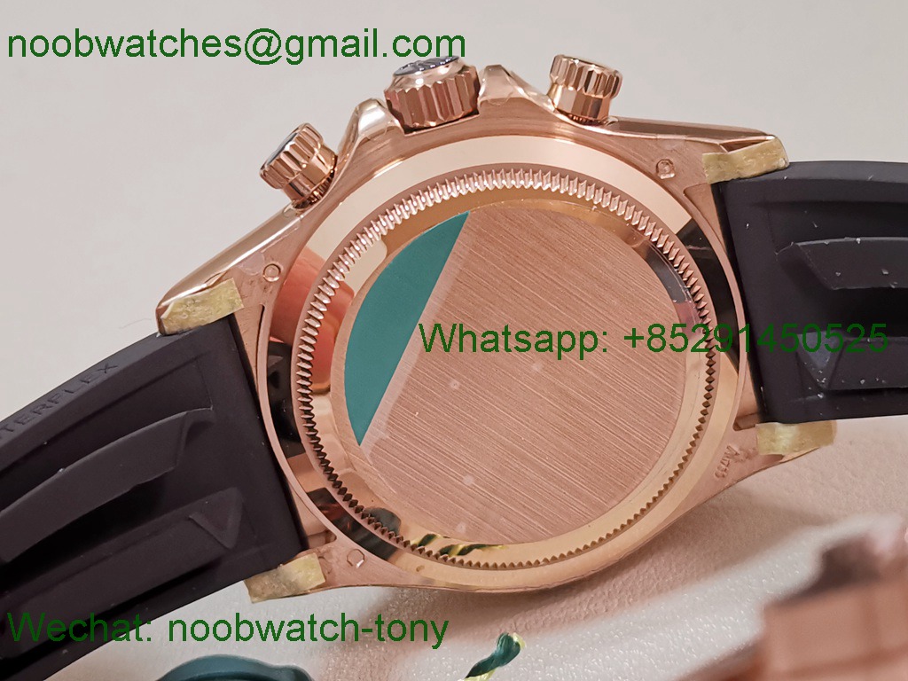 Replica Rolex Daytona 126515 Rose Gold Brown Dial CBD Factory 4131 Heavy Gain Weight Best SuperClone