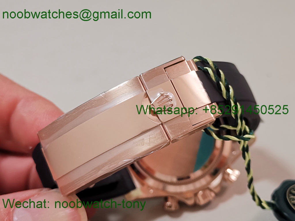 Replica Rolex Daytona 126515 Rose Gold Brown Dial CBD Factory 4131 Heavy Gain Weight Best SuperClone