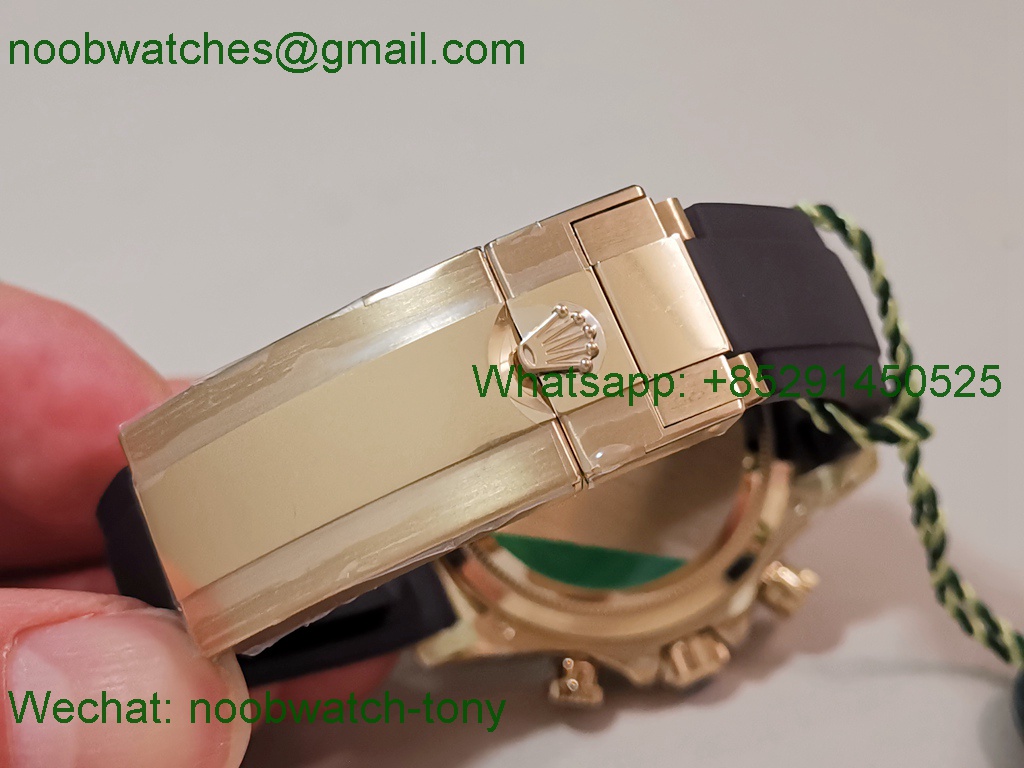 Replica Rolex Daytona 126515 Yellow Gold Black Dial CBD Factory 4131 Heavy Gain Weight Best SuperClone