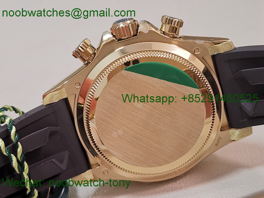 Replica Rolex Daytona 126515 Yellow Gold Black Dial CBD Factory 4131 Heavy Gain Weight Best SuperClone