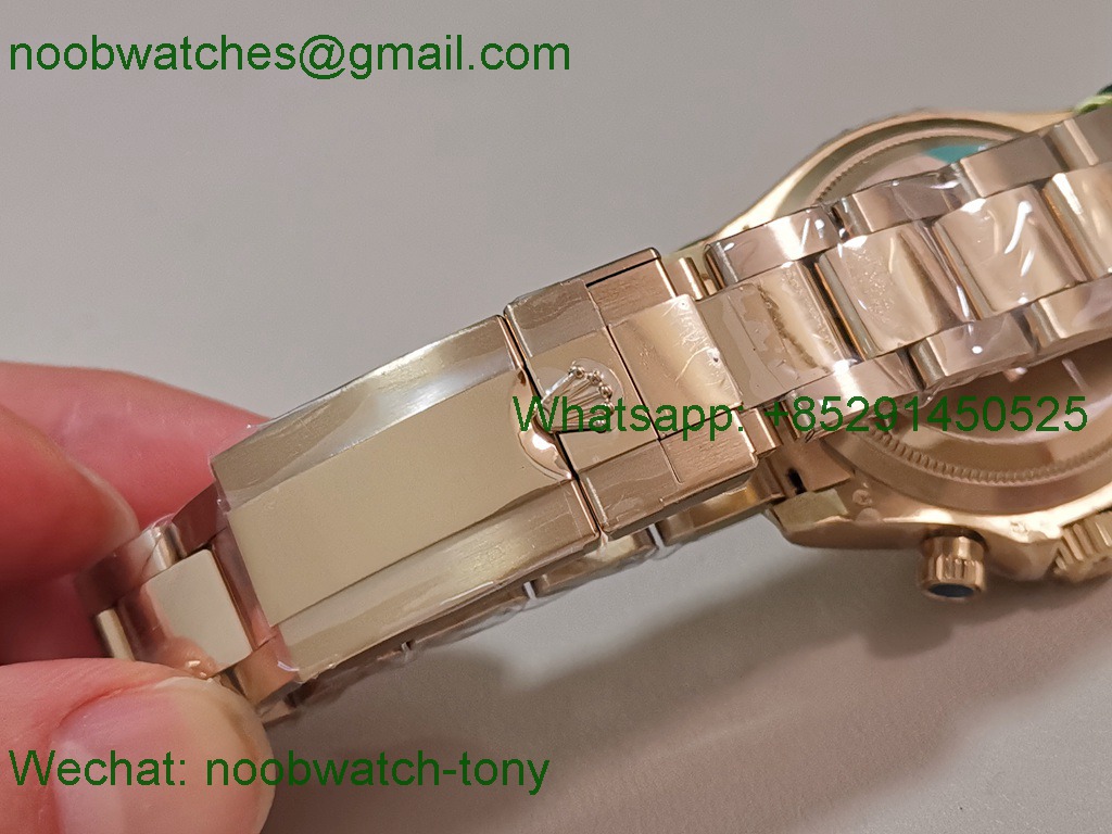 Replica Rolex Daytona 126505 Yellow Gold Golden Dial CBD Factory 4131 Heavy Gain Weight Best SuperClone