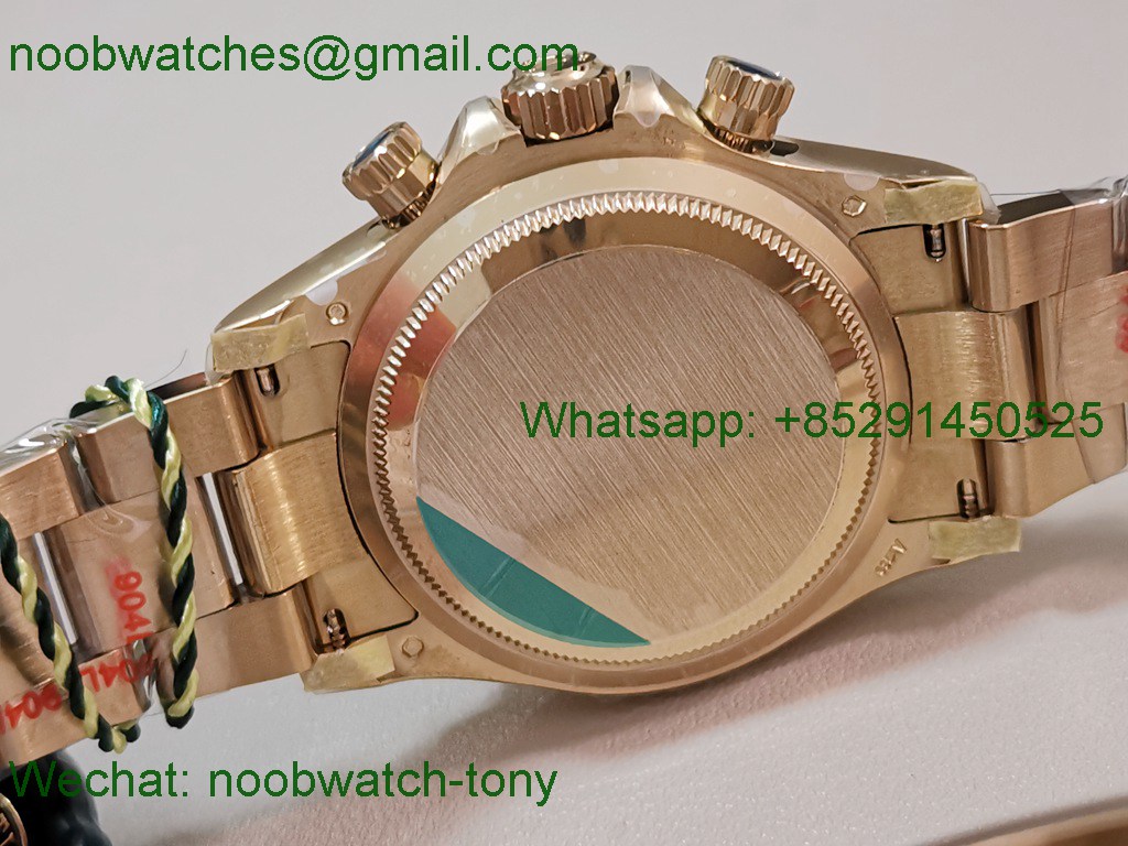 Replica Rolex Daytona 126505 Yellow Gold Golden Dial CBD Factory 4131 Heavy Gain Weight Best SuperClone