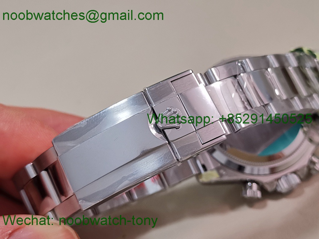Replica Rolex Daytona 126509 904L White Gold Blue Dial CBD Factory 4131 Heavy Gain Weight Best SuperCLone