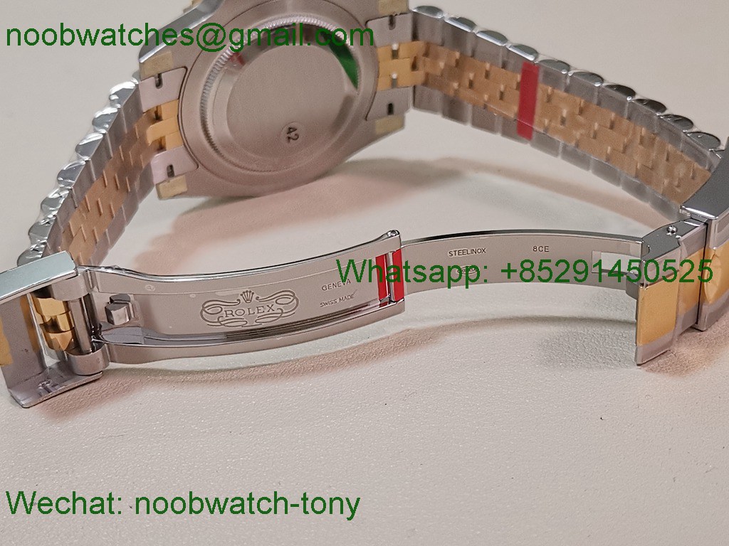 Replica Rolex GMT II 126713 GRNR SS Yellow Gold VSF 1:1 Best SuperCLone Black Dial Jubilee DD3285 Heavy Gain Weight