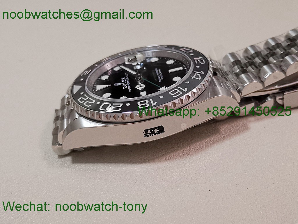 Replica Rolex GMT II 126720 GRNR Bruce Wayne Black Gray VSF SuperClone Best Jubilee DD3285 V3