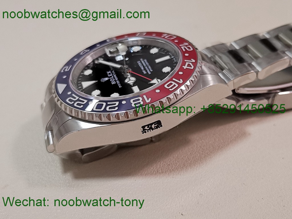 Replica Rolex GMT II 126710 BLRO Pepsi Blue Red Bezel VSF Best SuperClone Oyster DD3285 V3