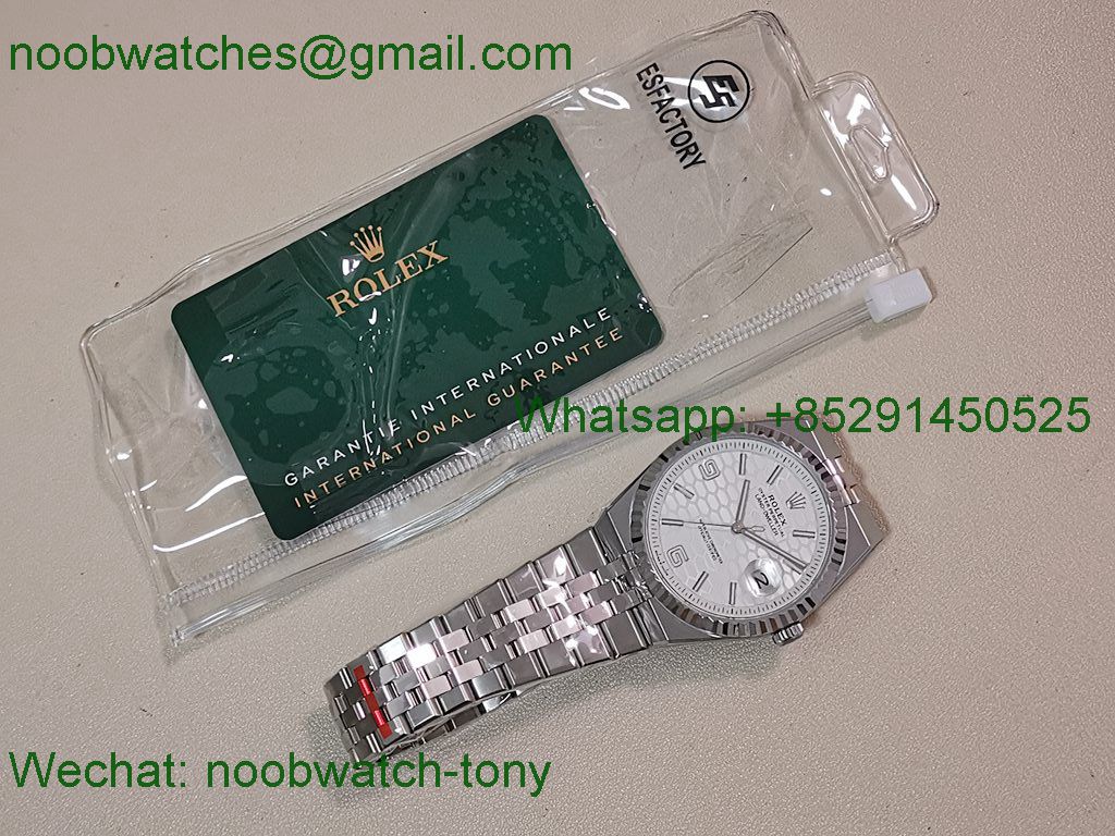 Replica Rolex Land Dweller 127386 ESF White Dial A7135 Best SuperClone 