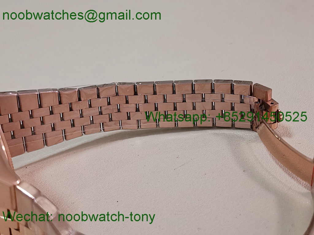 Replica Rolex Land Dweller 127335 Rose Gold ESF White Dial A7135 SuperClone Best 