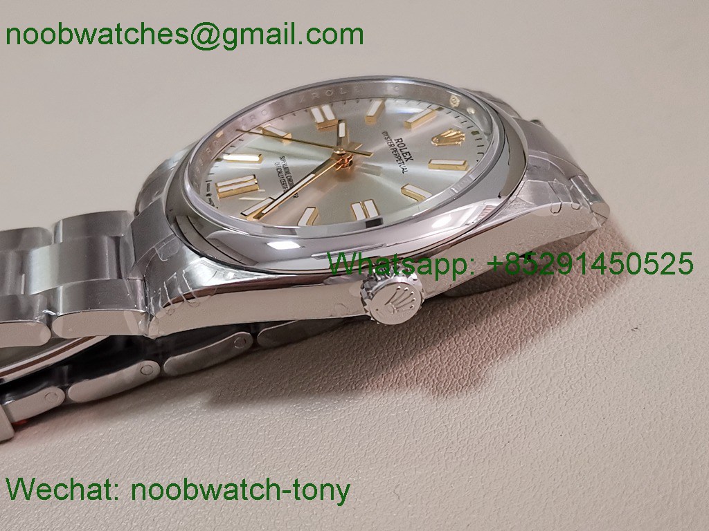 Replica ROLEX Oyster Perpetual 124300 41mm Silver Dial VSF 1:1 Best SuperClone VS3235