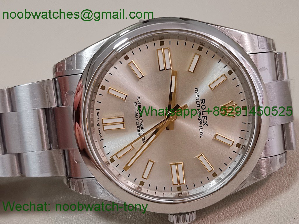 Replica ROLEX Oyster Perpetual 126000 36mm Silver Dial VSF 1:1 Best SuperClone VS3235