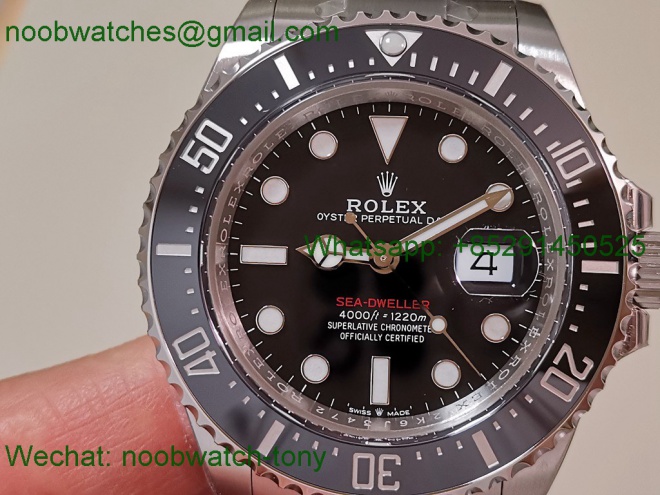 Replica Rolex Sea-Dweller 126600 Black Dial VSF 1:1 Best SuperClone VS3235 V3