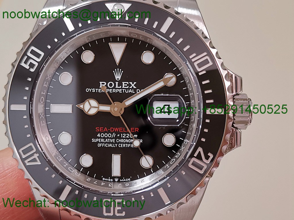 Replica Rolex Sea-Dweller 126600 Black Dial VSF 1:1 Best SuperClone VS3235 V3