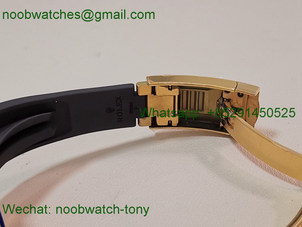 Replica Rolex Sky-Dweller 336238 Gain Weight Yellow Gold ZF Best SuperCLone Black Dial Rubber