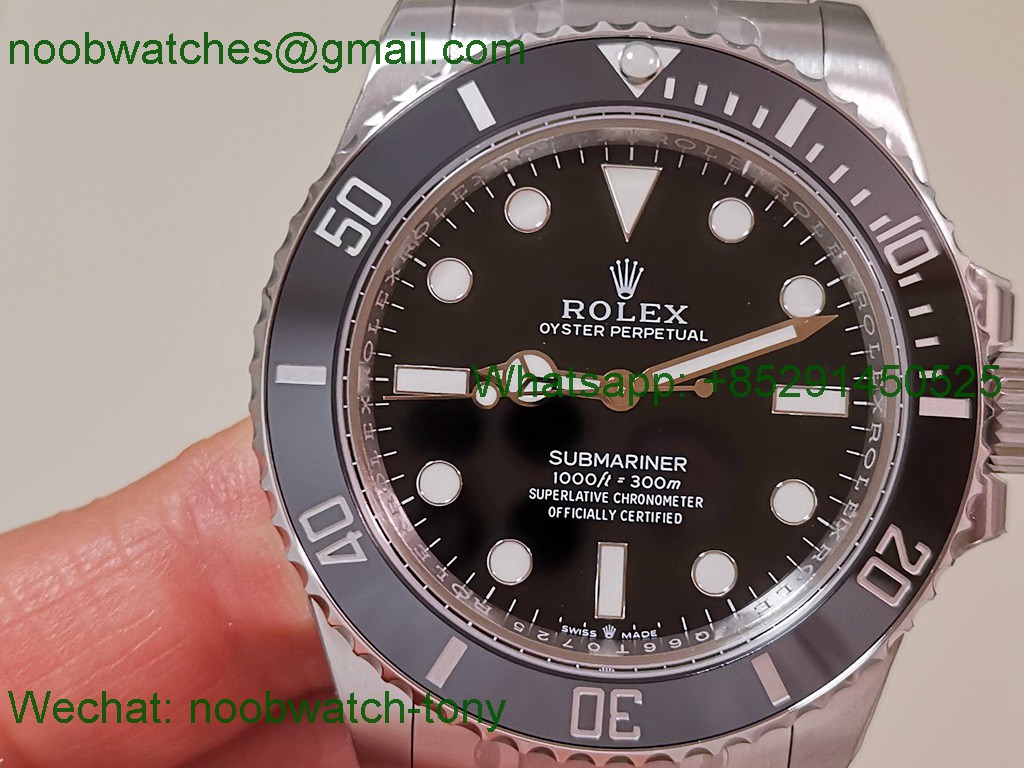 Replica Rolex Submariner 41mm 124060 No Date VSF 1:1 Best SuperClone Black Dial VS3230