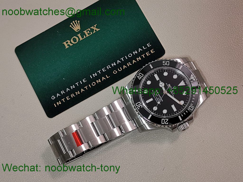 Replica Rolex Submariner 41mm 124060 No Date VSF 1:1 Best SuperClone Black Dial VS3230