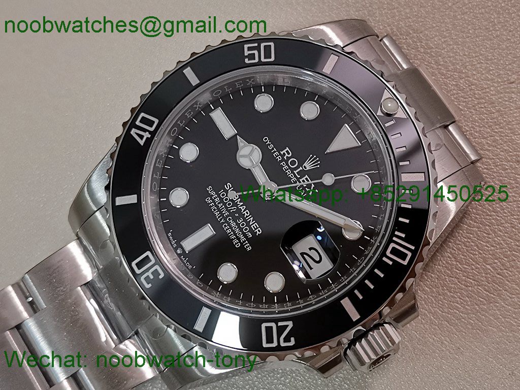 Replica Rolex Submariner 41mm 126610 LN Black Ceramic VSF 1:1 Best SuperClone VS3235