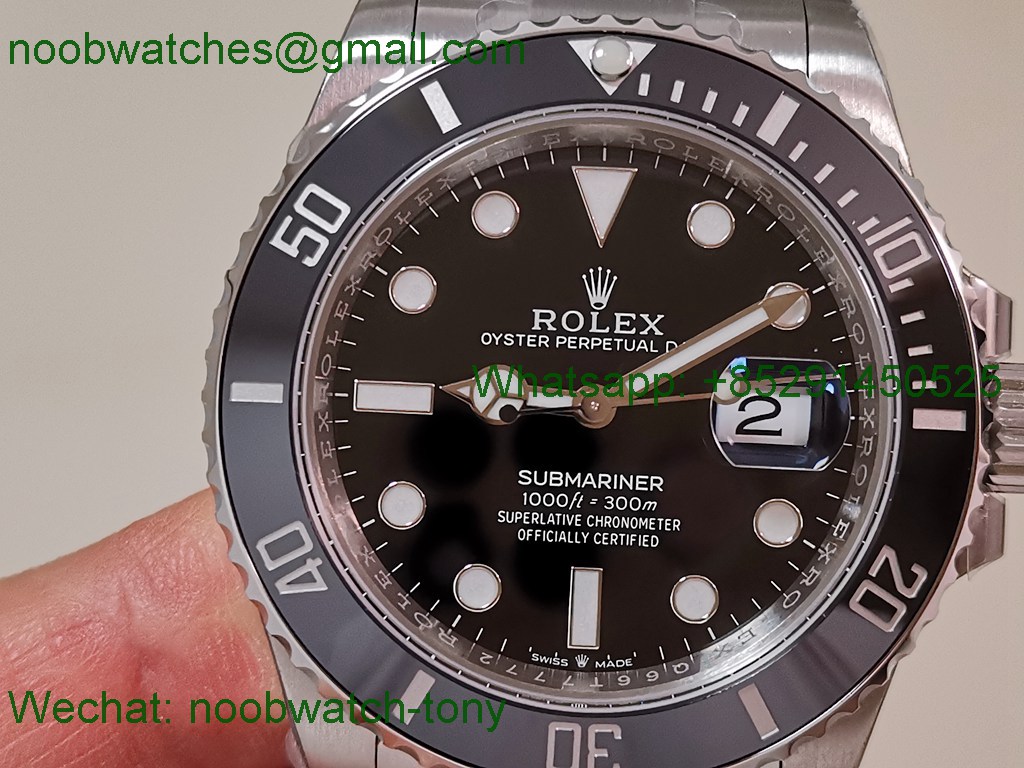 Replica Rolex Submariner 41mm 126610 LN Black Ceramic VSF 1:1 Best SuperClone VS3235