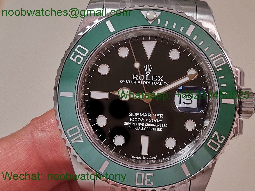 Replica Rolex Submariner 41mm 126610 LV Green Ceramic VSF 1:1 Best SuperClone VS3235