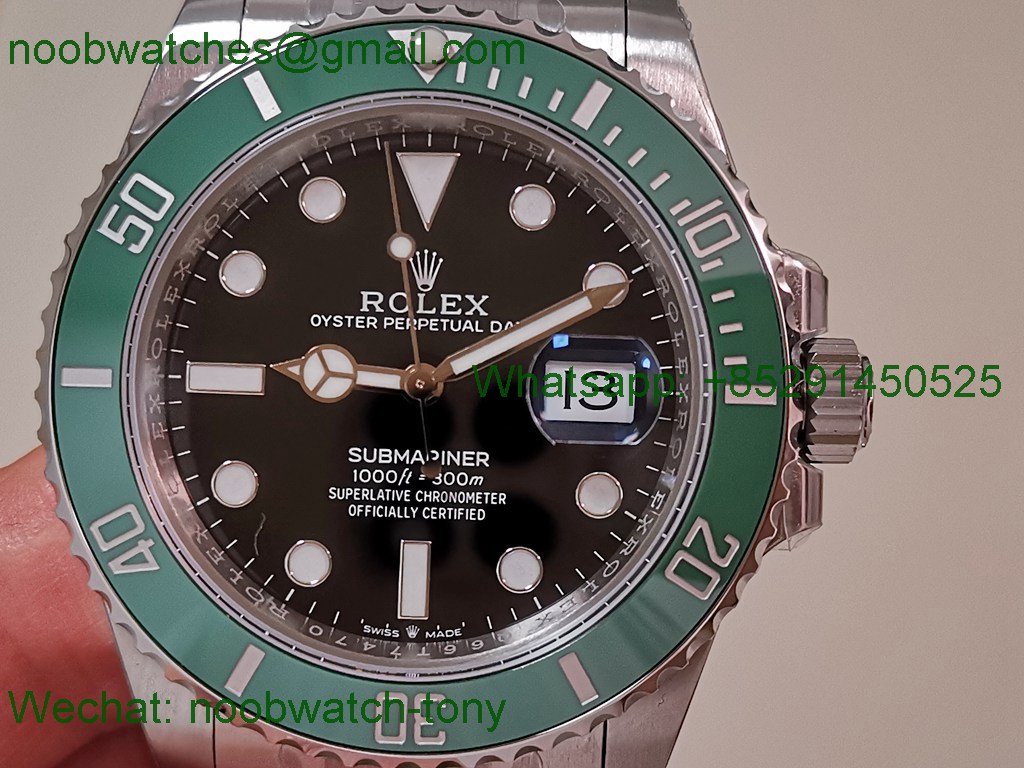 Replica Rolex Submariner 41mm 126610 LV Green Ceramic VSF 1:1 Best SuperClone VS3235