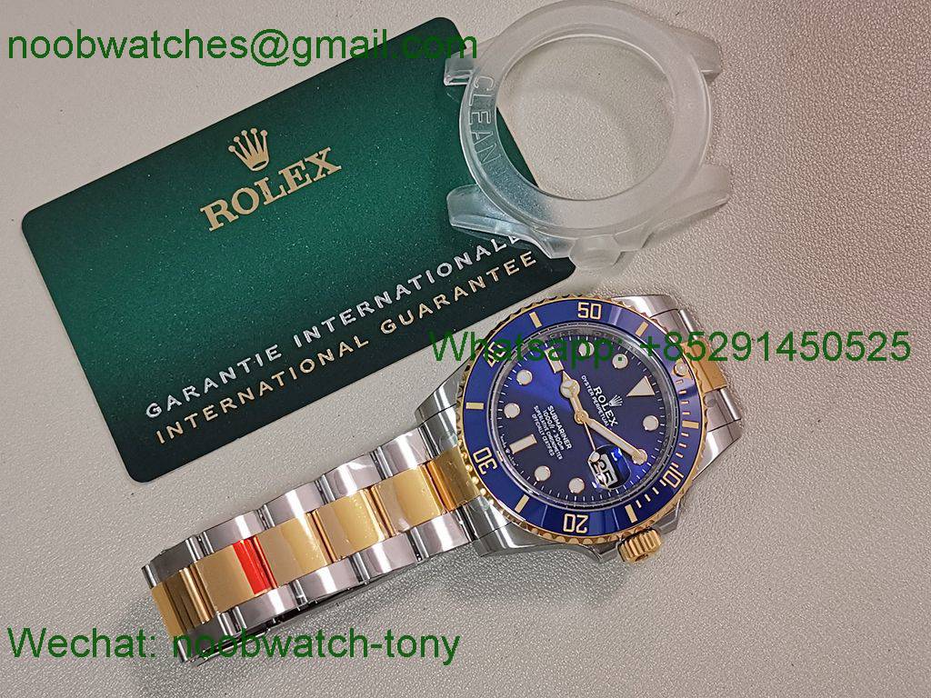 Replica Rolex Submariner 126613 LB Blue Gain Weight V2 VSF 1:1 Best SuperClone SS Yellow Gold