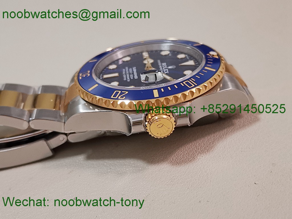 Replica Rolex Submariner 126613 LB Blue Gain Weight V2 VSF 1:1 Best SuperClone SS Yellow Gold