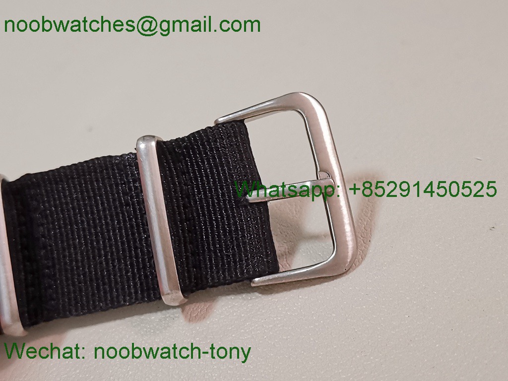 Replica Rolex Submariner Vintage JKF Best Black Dial NYLON Strap A2836